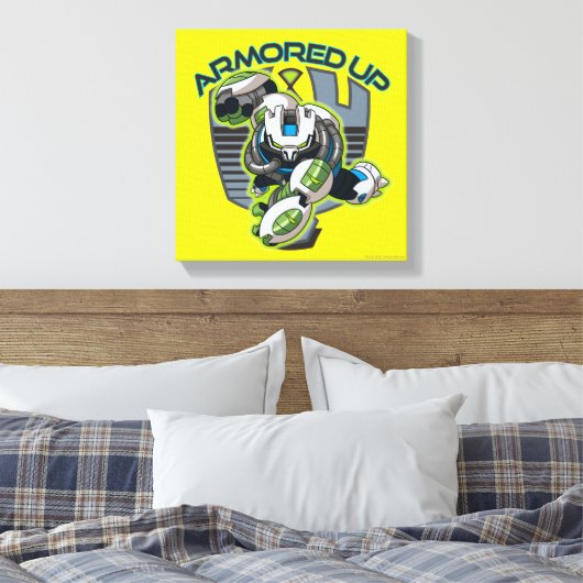 Armored Up - Omni-Kix Slapback Canvas Afdruk (Insitu (Slaapkamer))