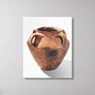 Armoricaanse biconvexe met vier handvatten canvas afdruk