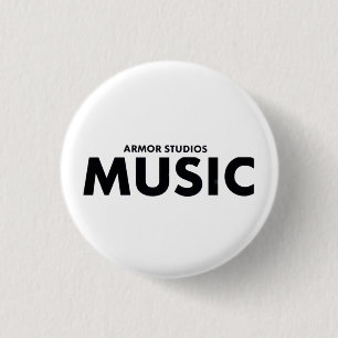 ArmorStudios Text Logo Ronde Button 3,2 Cm
