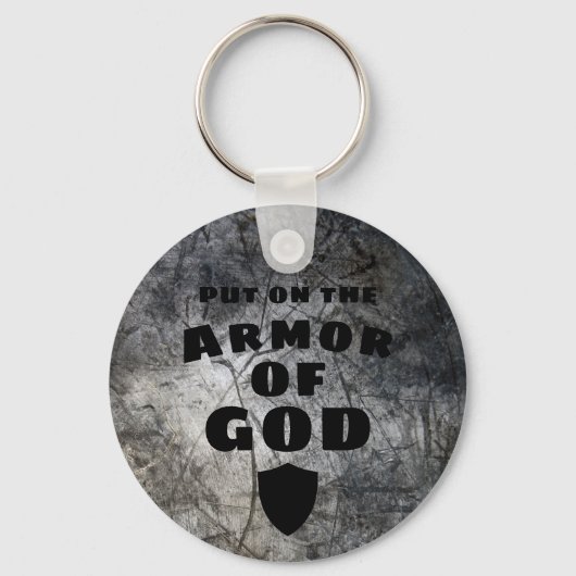 Armour of God Christelijk Religious Sleutelhanger (Voorkant)