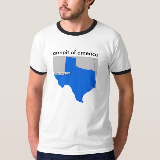 armpit van america el paso texas t-shirt (Voorkant)