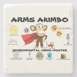 ARMSAKIMBO Stenen Onderzetter