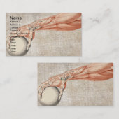 armspieren visitekaartje (Voorkant / Achterkant)