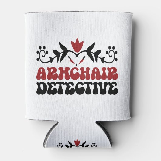 Armstoel detective blikjeskoeler (Voorkant)
