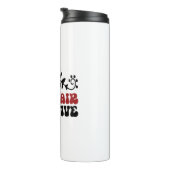 Armstoel detective thermosbeker (Geroteerd rechts)