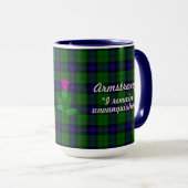 Armstrong Clan Badge Combo 15oz Mug (Devant droit)