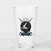 Armstrong Clan Badge Pint Glas (Achterkant)