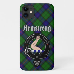 Armstrong Clan Badge & Tartan Telefoonhoesje iPhone 11 Hoesje