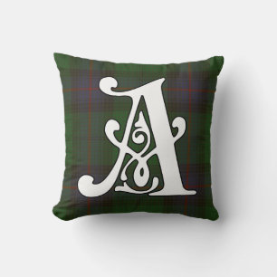 Armstrong Clan Tartan Monogram Kussen