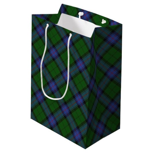 Armstrong Clan Tartan Scottish Pset Pattern Medium Cadeauzakje (Achterkant Gekanteld)