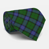 Armstrong Clan Tartan Scottish Pset Pattern Stropdas (Opgerold)