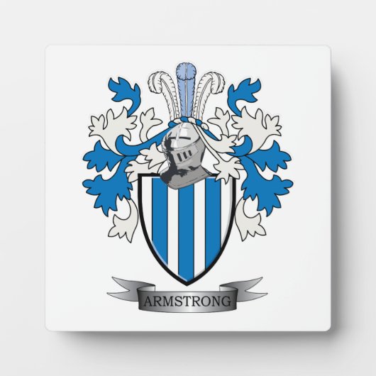 Armstrong Familie Crest Coat of arms Fotoplaat (Voorkant)