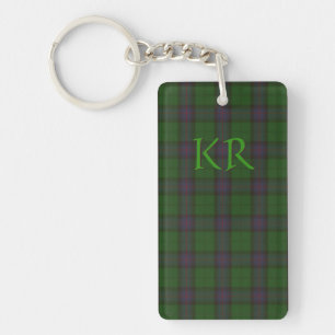 Armstrong LAN Tartan met uw initialen Sleutelhanger