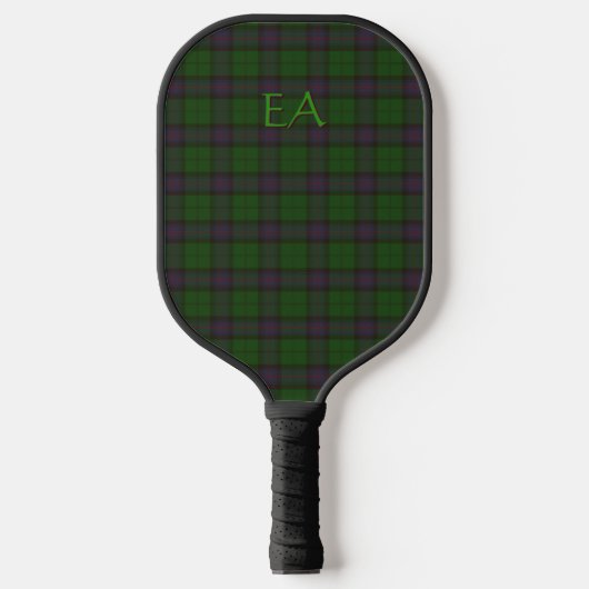 Armstrong Officieel LAN Tartan met uw initialen Pickleball Paddle (Voorkant)