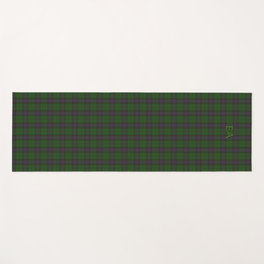 Armstrong Officieel LAN Tartan met uw initialen Yogamat (Voorkant (horizontaal))