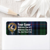 Armstrong Tartan & Badge Etiket (Insitu)