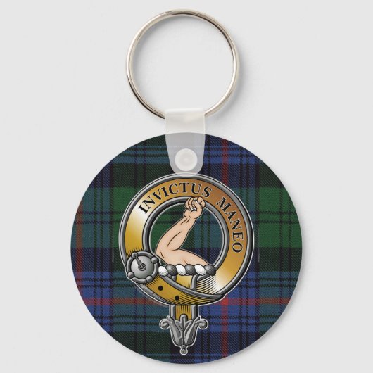 Armstrong Tartan & Badge Sleutelhanger (Voorkant)