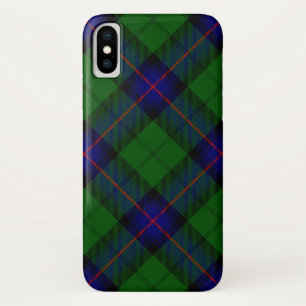 Armstrong tartan blue en green plaid iPhone x hoesje