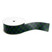 Armstrong tartan blue en green plaid grosgrain lint (Spoel)