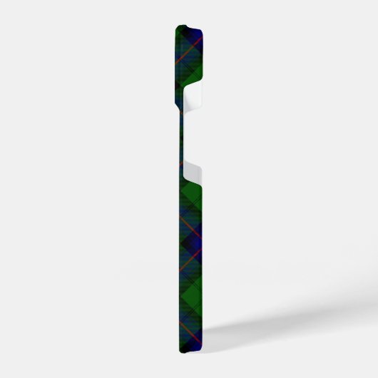 Armstrong tartan blue en green plaid iPhone hoesje (Linkerkant)