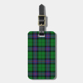 Armstrong Tartan Patroon Bagagelabel (Voorkant verticaal)