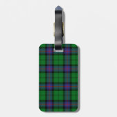 Armstrong Tartan Patroon Bagagelabel (Achterkant verticaal)