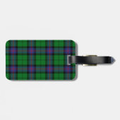 Armstrong Tartan Patroon Bagagelabel (Achterkant horizontaal)