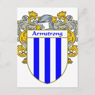 Armstrong wapenstilstand/familiekust (bestuurd) briefkaart