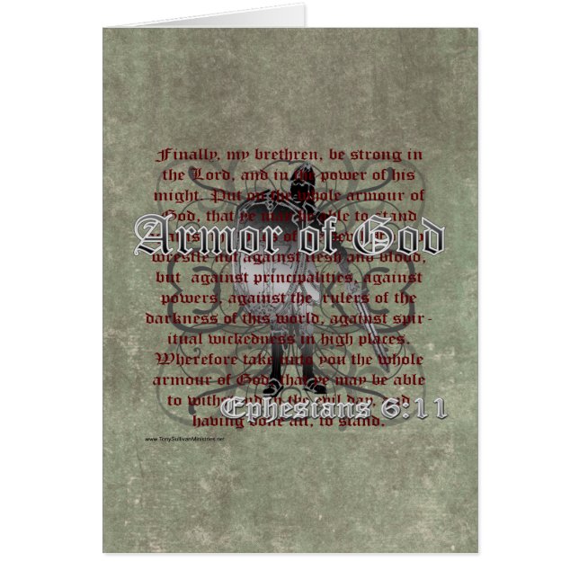 Armure de Dieu, 6h10 d'Ephesians - 18, soldat (Devant)