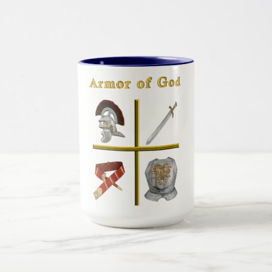 Armure de Dieu produits Mug (Centre)