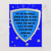 armure de la carte postale de Dieu (Devant)