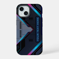 Armure de Mecha Cyberpunk Néo Bleu Violet Nom Pers