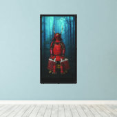 Armure de Sanada Yukimura Toile 16x32 Impression (Insitu (Plancher de Bois))