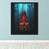 Armure de Sanada Yukimura Toile 20x24 Impression (Insitu (Plancher de Bois))