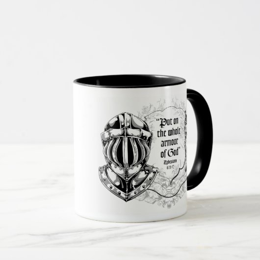 Armure de tasse de café de Dieu (Devant droit)