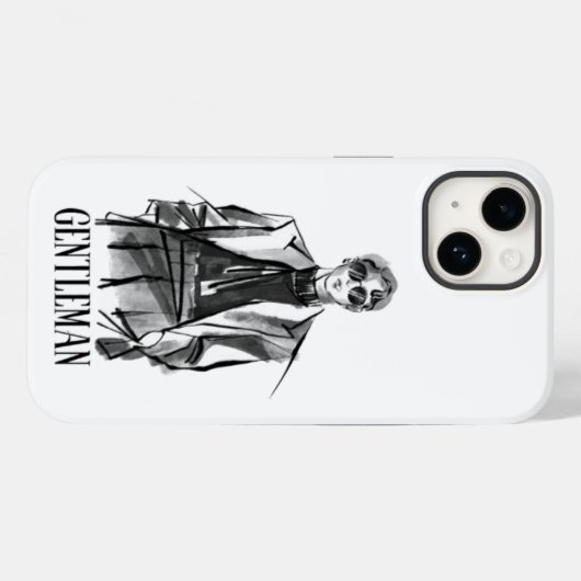 Armure élégant - iPhone Premium CoviPhone / coque  (Verso (horizontal))