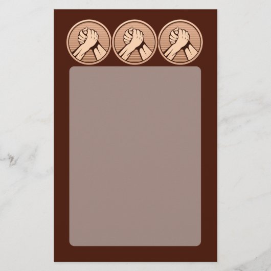 Armworstel Brons Flyer (Voorkant)