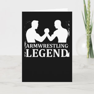 Armwrestling Legend Arm Wrestling Armfighting Gift Kaart