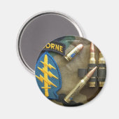 Army 5th Green Barets Special Forces NAM Magneten (Voorkant / Achterkant)