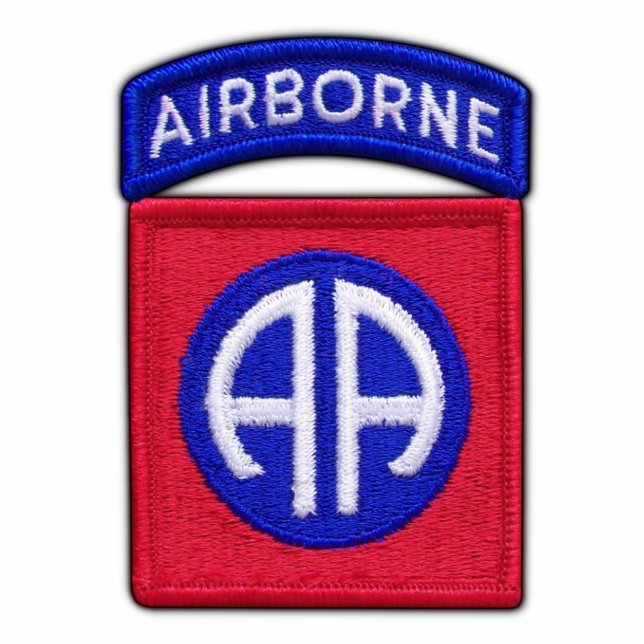 Army 82nd Airborne Division Patch Staand Fotobeeldje (Voorkant)
