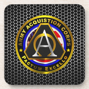Army Acquisition Corps Bier Onderzetter