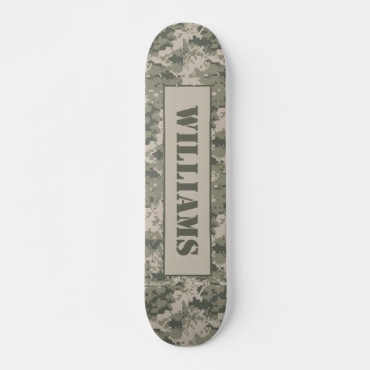 ARMY ACU Camoflauge Digital Camo Mini Skateboard (Voorkant)