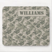 ARMY ACU Camoflauge Digital Personalized Mousepad Muismat (Voorkant)