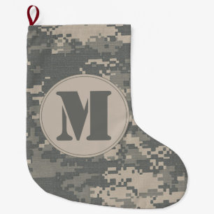 ARMY ACU Digital Camo Camouflag Kerststop Grote Kerstsok