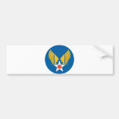 Army Air Corps Shield Bumpersticker (Voorkant)