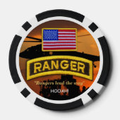 Army Airborne Rangers Veterans Vets Pokerchips (Achterkant)