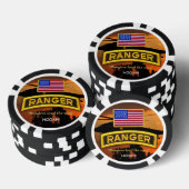 Army Airborne Rangers Veterans Vets Pokerchips (Opstapeling)