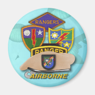 Army Airborne Rangersiraq Vietnam Veterans Magnet Magneet