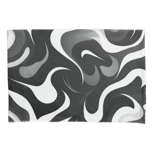 Army Black&White Pillowcase  Kussensloop (Voorkant)