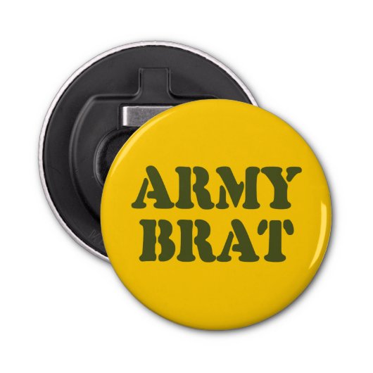 ARMY BRAT BUTTON FLESOPENER (Voorkant)